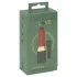 Emerald Love - vibromasseur rouge en forme de rouge à lèvres, étanche et rechargeable