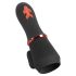 Rebel - Vibromasseur gland rechargeable à 2 moteurs (noir)