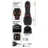 Rebel - vibromasseur gland rechargeable 2 moteurs - silicone noir