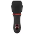 Rebel - vibromasseur gland rechargeable 2 moteurs - silicone noir