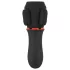 Rebel - vibromasseur gland rechargeable 2 moteurs - silicone noir