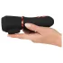 Rebel - vibromasseur gland rechargeable 2 moteurs - silicone noir