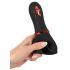 Rebel - Vibromasseur gland rechargeable à 2 moteurs (noir)