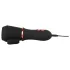 Rebel - vibromasseur gland rechargeable 2 moteurs - silicone noir