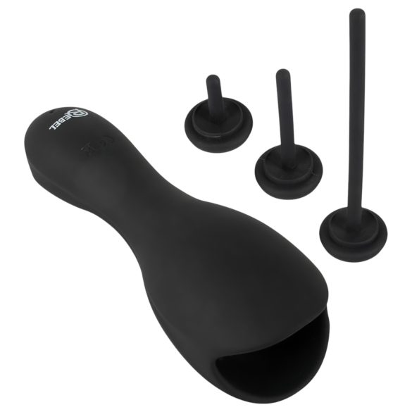 Rebel - stimulateur pour gland avec dilatateur (noir)
