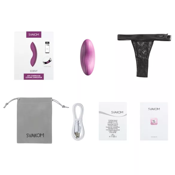 Svakom Edeny - vibromasseur pour culotte contrôlé par application (violet)