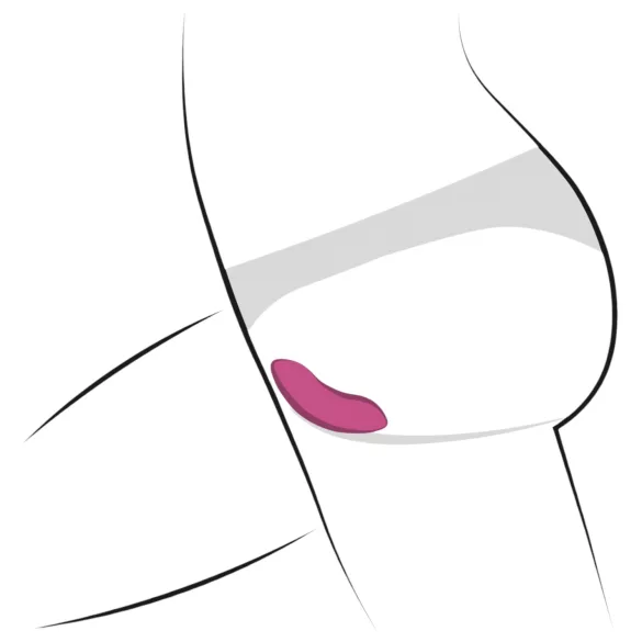 Svakom Edeny - vibromasseur pour culotte contrôlé par application (violet)