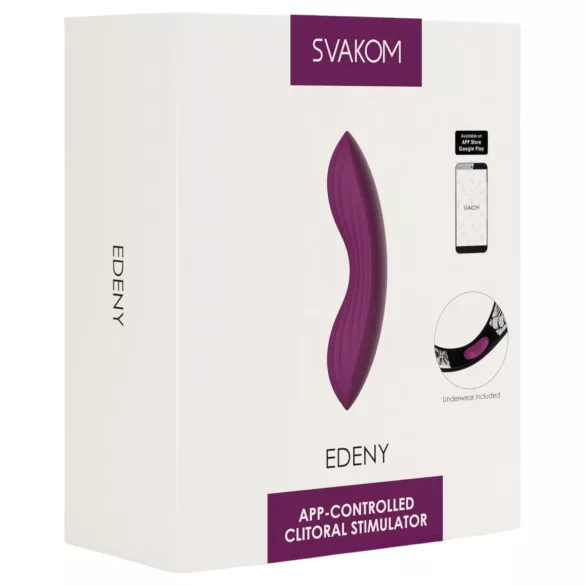 Svakom Edeny - vibromasseur pour culotte contrôlé par application (violet)