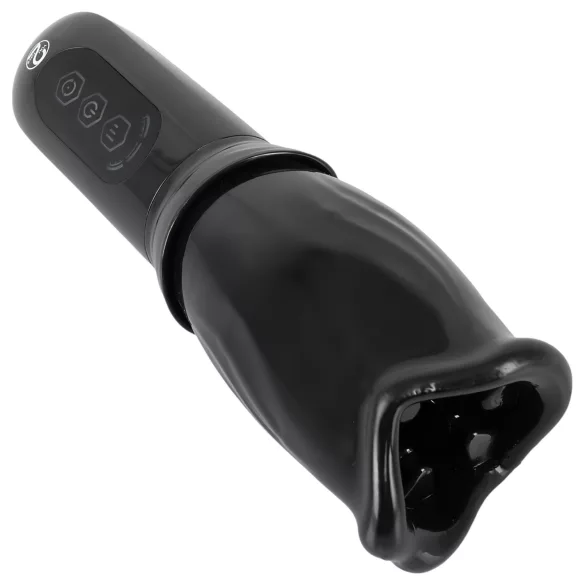 STROKER - masturbateur bouche rotatif rechargeable - noir