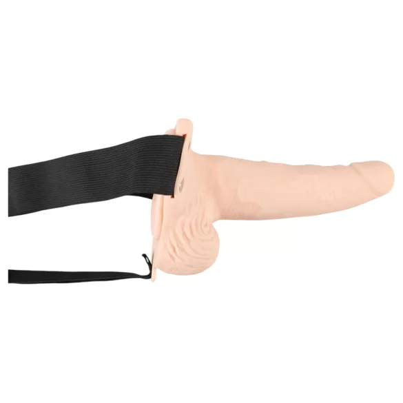 You2Toys - gode ceinture creux vibrant - couleur chair