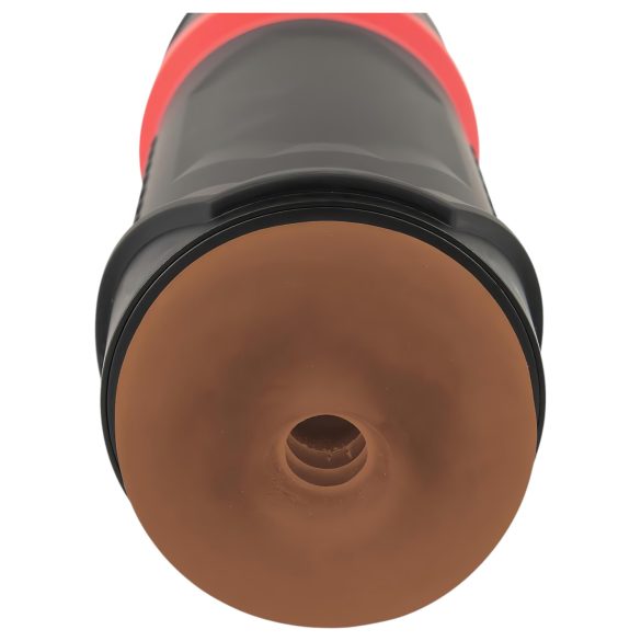 WYNE 04 - Masturbateur vibrant à succion rechargeable (brun)