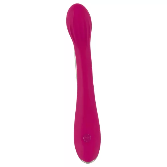 SMILE - Vibromasseur point G rechargeable rainuré - silicone violet