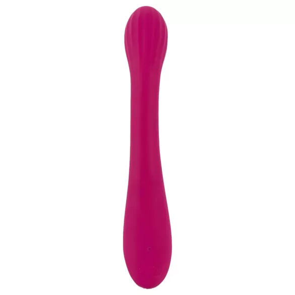 SMILE - Vibromasseur point G rechargeable rainuré - silicone violet