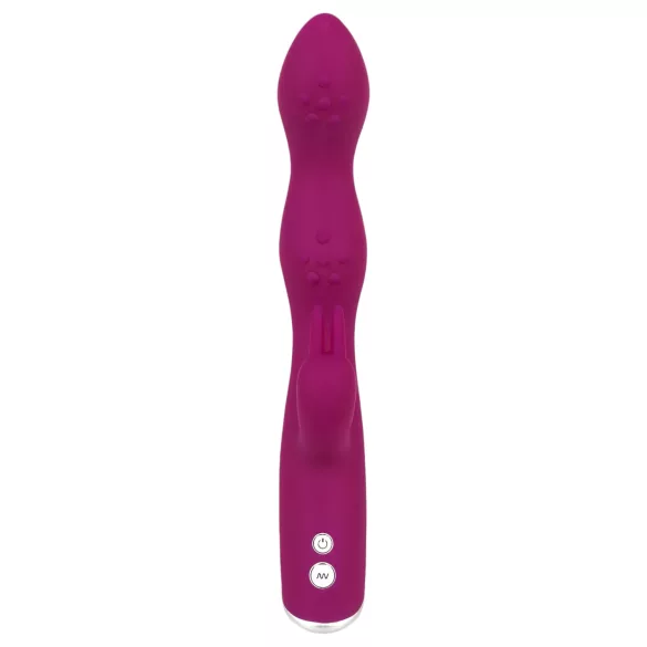 SMILE - vibromasseur double stimulation flexible - point G et clitoris - violet