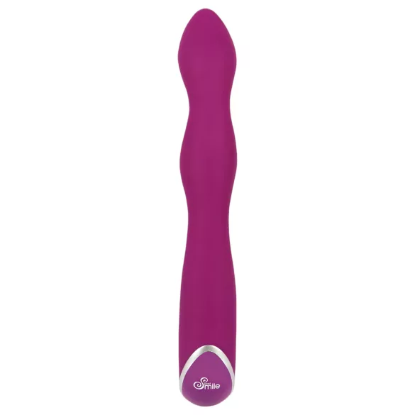 SMILE - vibromasseur double stimulation flexible - point G et clitoris - violet