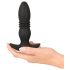 ANOS - vibromasseur anal télécommandé (noir)