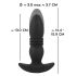 ANOS - vibromasseur anal télécommandé (noir)