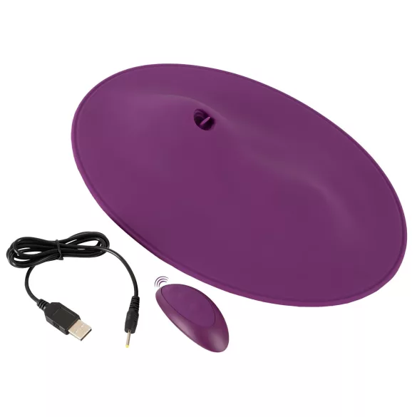 VibePad 2 - coussin stimulateur clitoridien vibrant - silicone violet
