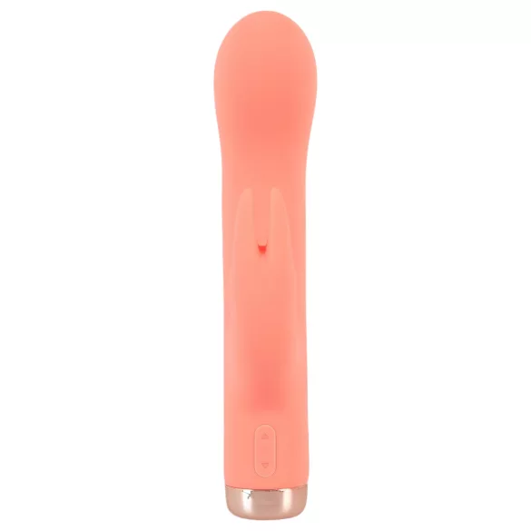 You2Toys - mini vibromasseur rabbit rechargeable - silicone pêche