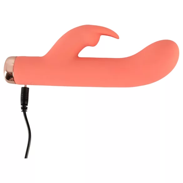 You2Toys - mini vibromasseur rabbit rechargeable - silicone pêche