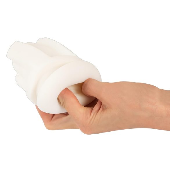 WYNE 02 - Masturbateur vibrant à aspiration rechargeable (noir et blanc)