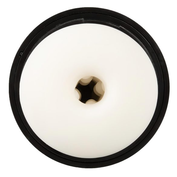 WYNE 02 - Masturbateur vibrant à aspiration rechargeable (noir et blanc)