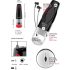 WYNE 05 - Masturbateur tournant noir et blanc, rechargeable