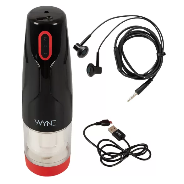 WYNE 05 - masturbateur rotatif rechargeable - noir et blanc