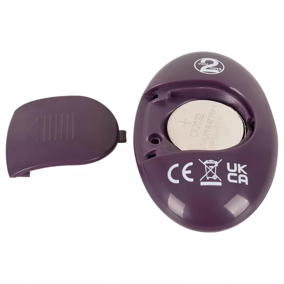 Couples Choice - anneau pénien vibrant rechargeable - violet