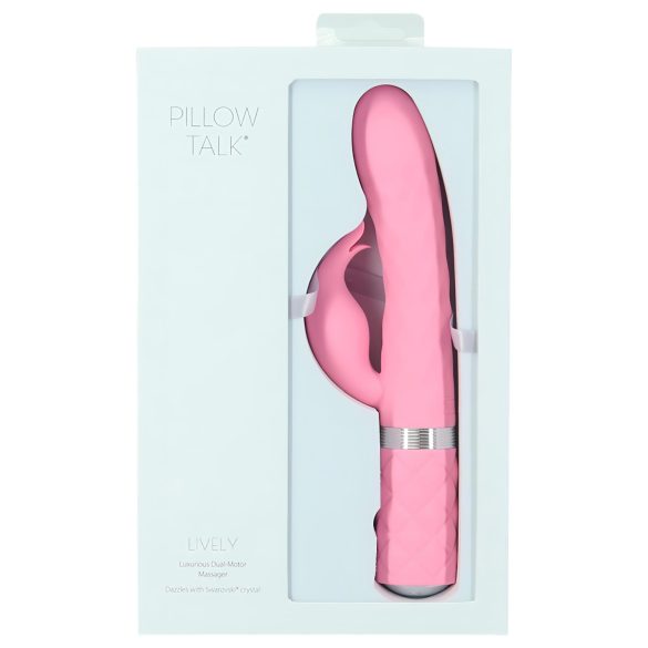 Pillow Talk Lively - vibromasseur clitoridien rechargeable (rose)