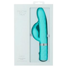   Pillow Talk Lively - vibrant, turquoise vibromasseur avec bras pour clitoris