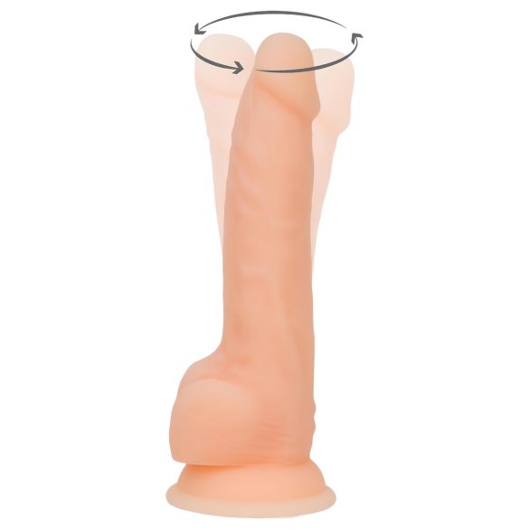 Vibromasseur pivotant Naked Addiction 8" - naturel