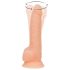 Vibromasseur pivotant Naked Addiction 8" - naturel