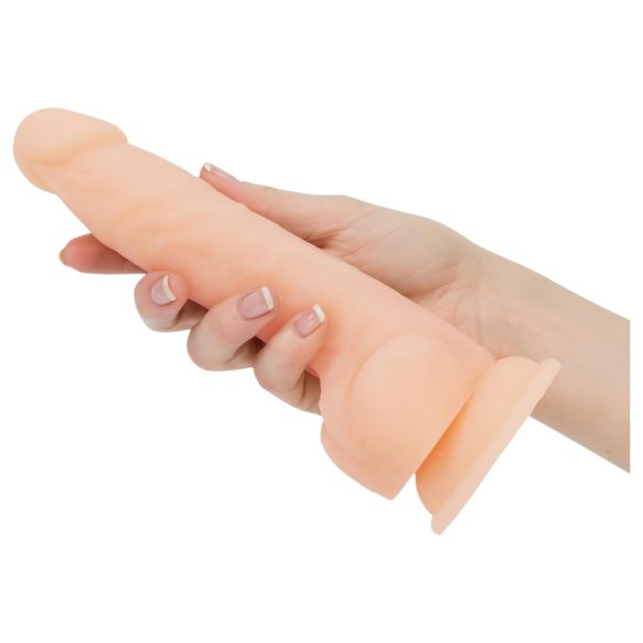 Vibromasseur pivotant Naked Addiction 8" - naturel