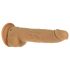Naked Addiction Thrusting 9 - vibromasseur à poussée - foncé (23cm)