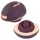 Belou - stimulateur clitoridien vibrant rechargeable rotatif - silicone violet