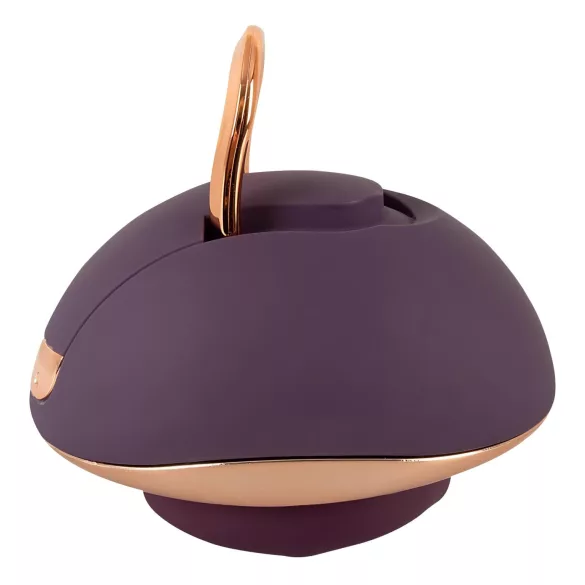 Belou - stimulateur clitoridien vibrant rechargeable rotatif - silicone violet