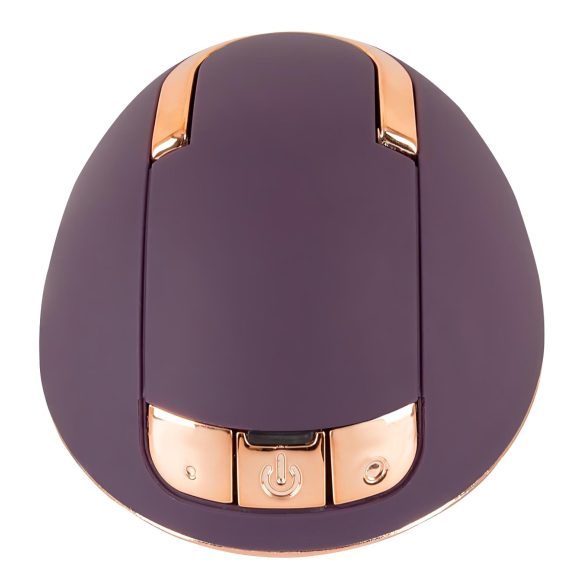 Belou - stimulateur clitoridien vibrant rechargeable rotatif - silicone violet