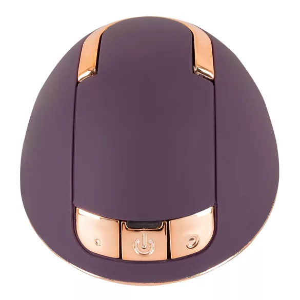 Belou - stimulateur clitoridien vibrant rechargeable rotatif - silicone violet
