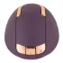 Belou - stimulateur clitoridien vibrant rechargeable rotatif - silicone violet