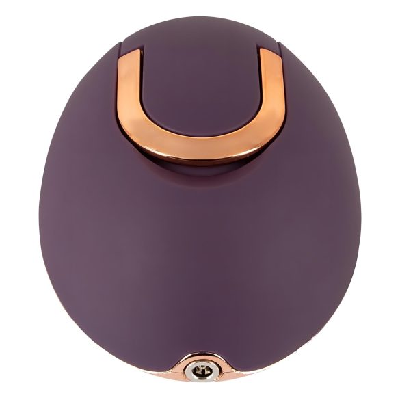 Belou - stimulateur clitoridien vibrant rechargeable rotatif - silicone violet