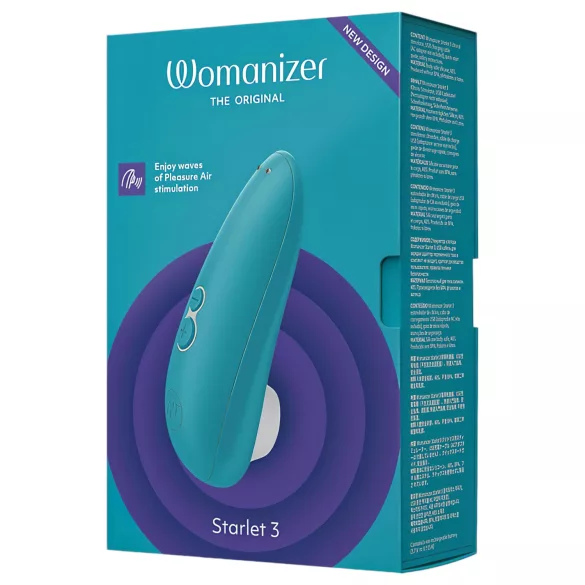 Womanizer Starlet 3 - stimulateur clitoridien à ondes d’air - turquoise