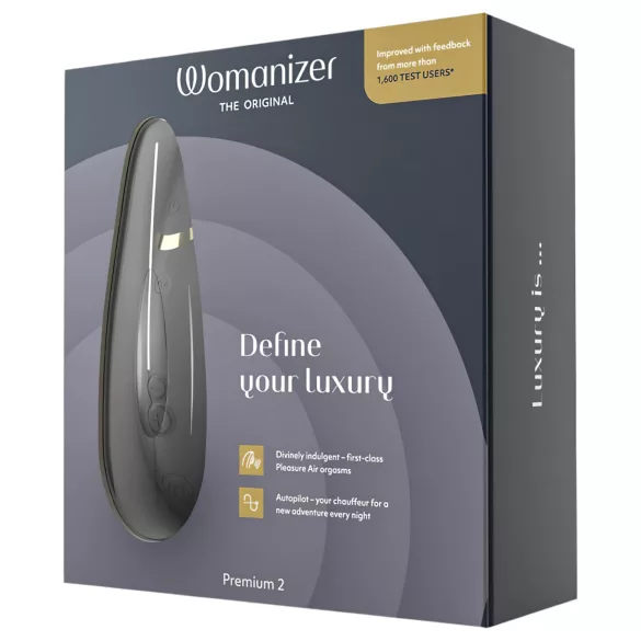 Womanizer - stimulateur clitoridien à ondes d’air - Premium 2 - noir