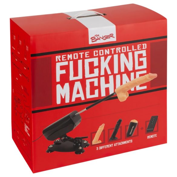 La Banger Machine - appareil érotique avec 2 godes et 1 vagin artificiel