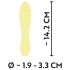 Cuties Mini 3 - Vibro étanche rechargeable jaune