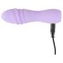 Cuties Mini 3 : vibromasseur spiralé étanche et rechargeable (violet)