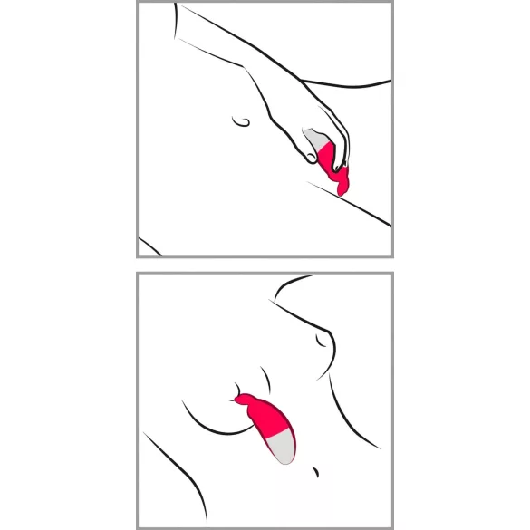 Happyrabbit - Vibromasseur clitoridien rechargeable - rouge