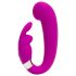 Happyrabbit Mini G - Vibrateur point G rechargeable avec stimulateur clitoridien (violet)