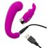 Happyrabbit Mini G - Vibrateur point G rechargeable avec stimulateur clitoridien (violet)