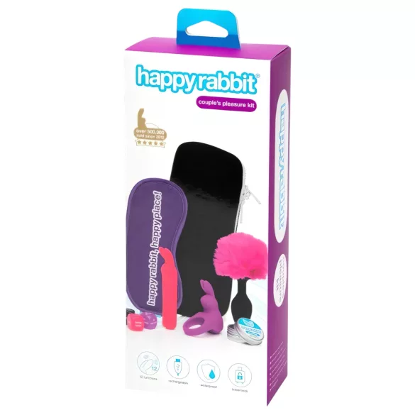 Happyrabbit Couples - coffret sextoy couple - 7 pièces - rechargeable